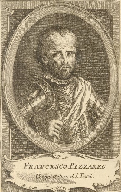 Retrato de Francisco Pizarro, 1778 de Unbekannt