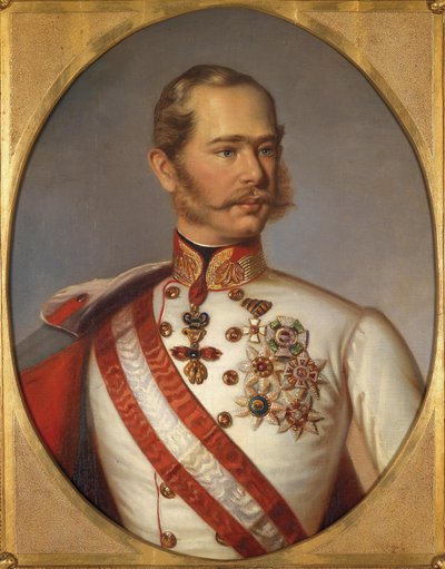 Retrato de Francisco José I de Austria, ca 1855 de Unbekannt