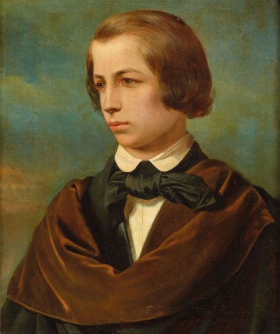 Retrato de Franz Liszt 1811-1886, c. 1830 de Unbekannt