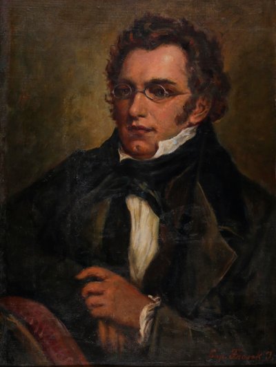 Retrato de Franz Schubert 1797-1828, c. 1850 de Unbekannt