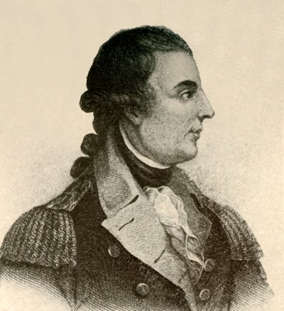 Retrato del General Montgomery, mostrando una corbata de seda negra, cabello en cola, c. 1770, 1937 de Unbekannt