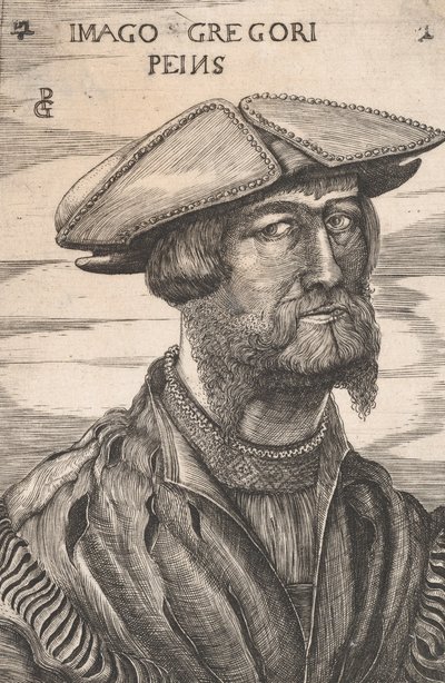 Retrato de Georg Pencz de Unbekannt
