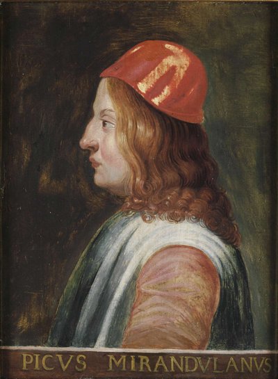 Retrato de Giovanni Pico della Mirandola, c. 1660 de Unbekannt
