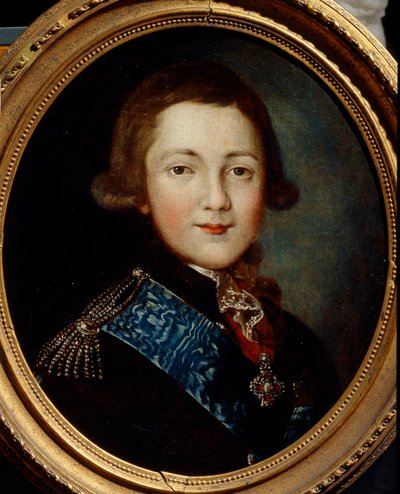 Retrato del Gran Duque Alejandro Pavlovich de Rusia de Unbekannt
