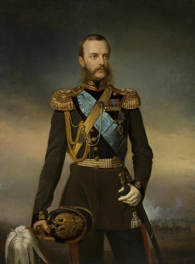 Retrato del Gran Duque Miguel Nikoláyevich de Rusia 1832-1909, principios de la década de 1860 de Unbekannt