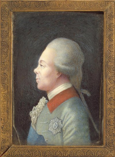 Retrato del Gran Duque Pavel Petrovich 1754-1801, 1780s de Unbekannt