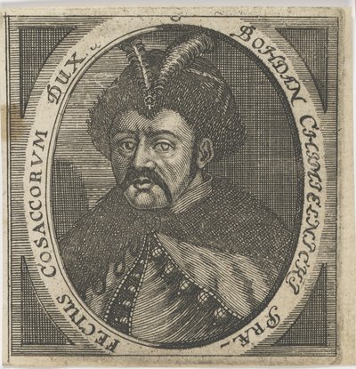 Retrato del Hetman Bohdan Khmelnytsky 1595-1657, después de 1650 de Unbekannt