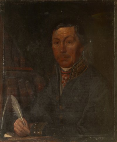 Retrato de Ivan Ivanovich Martynov 1777-1807, 1800s de Unbekannt