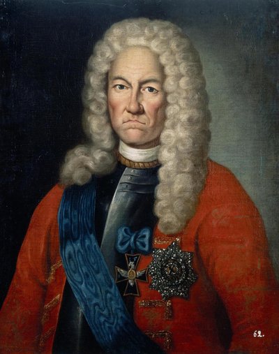 Retrato de Jacob Daniel Bruce 1669-1735, primer tercio del siglo XVIII de Unbekannt