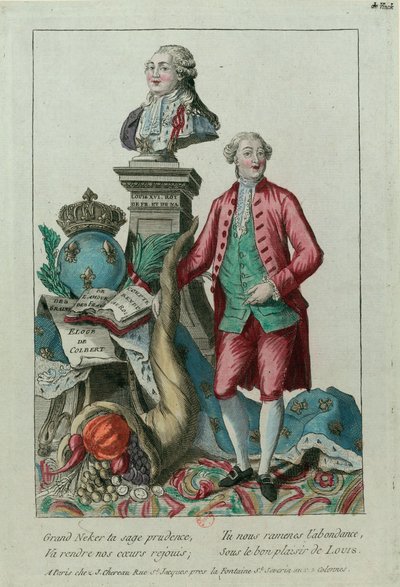Retrato de Jacques Necker 1732-1804, 1781 de Unbekannt