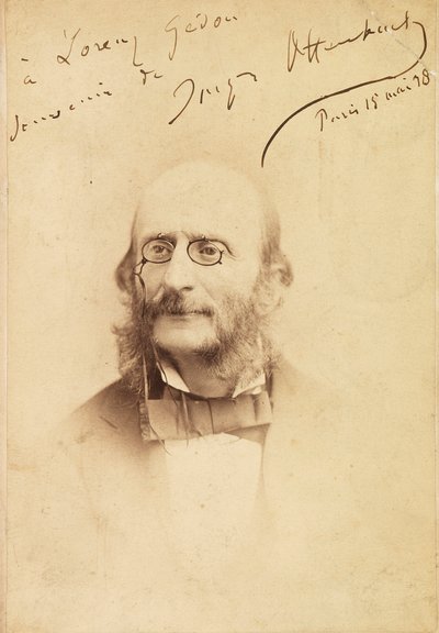 Retrato de Jacques Offenbach 1819-1880, 1878 de Unbekannt
