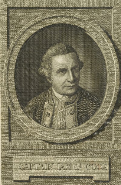 Retrato de James Cook, después de 1771 de Unbekannt