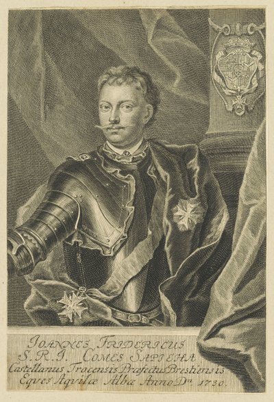 Retrato de Jan Fryderyk Sapieha 1680-1751, 1730 de Unbekannt