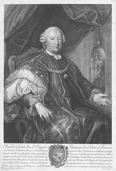 Retrato de Johann Karl Philipp Graf von Cobenzl de Unbekannt