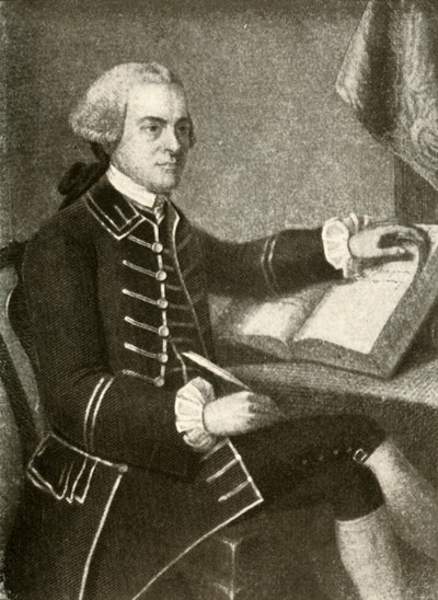 Retrato de John Hancock, con abrigo de solapas dobles, c1780, 1937 de Unbekannt