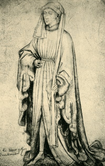Retrato de Juan IV, Duque de Brabante, 1460-1470, 1943 de Unbekannt