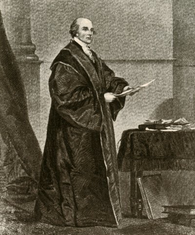Retrato de John Jay con sus ropas como Primer Juez Presidente de los Estados Unidos, c1780, 1937 de Unbekannt