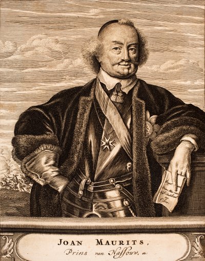 Retrato de Juan Mauricio, Príncipe de Nassau-Siegen 1604-1679, 1675 de Unbekannt