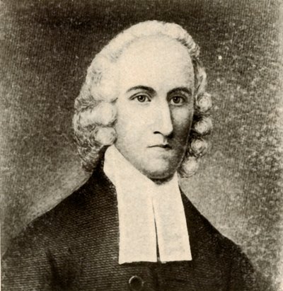 Retrato de Jonathan Edwards, con abrigo sencillo y bandas de ministro presbiteriano, c1750, 1937 de Unbekannt