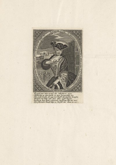 Retrato de Katherine Seigneur, nacida Knowles, esposa de John Law de Unbekannt