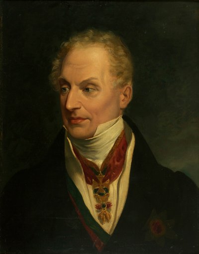 Retrato de Klemens Wenzel, Príncipe von Metternich 1773-1859, c. 1815 de Unbekannt
