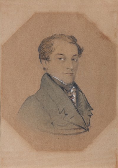 Retrato de Kondraty Fyodorovich Ryleyev de Unbekannt