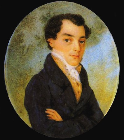 Retrato de Kondraty Fyodorovich Ryleyev 1795-1826, después de 1826 de Unbekannt