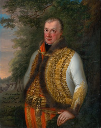 Retrato de Leopold Pálffy en un Paisaje de Unbekannt