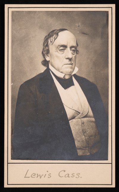 Retrato de Lewis Cass 1782-1866, antes de 1866 de Unbekannt
