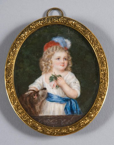 Retrato de Louis-Charles, Príncipe Real de Francia 1785-1795, siglo XIX de Unbekannt