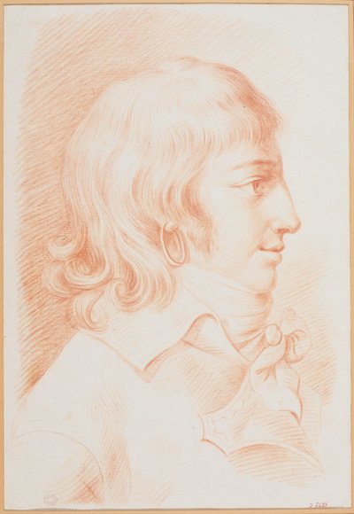 Retrato de Louis Antoine de Saint-Just de Unbekannt