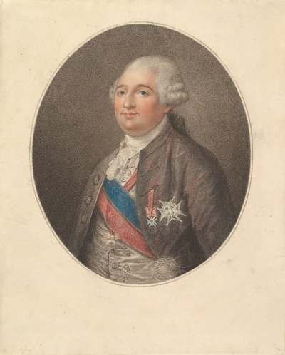 Retrato de Luis XVI, finales del siglo XVIII de Unbekannt