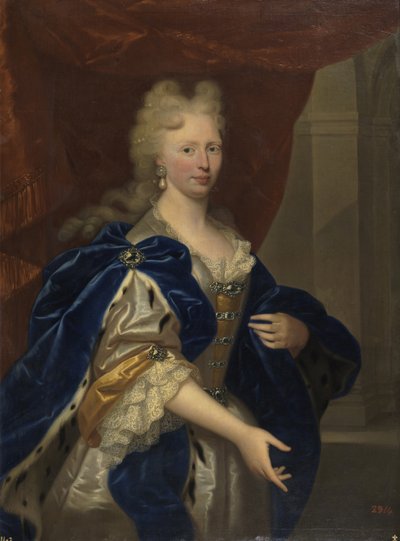 Retrato de María Josefa de Austria, 1699-1757, siglo XVIII de Unbekannt