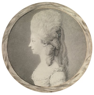 Retrato de María Luisa de Saboya 1749-1792, Princesa de Lamballe, segunda mitad del siglo XVIII de Unbekannt