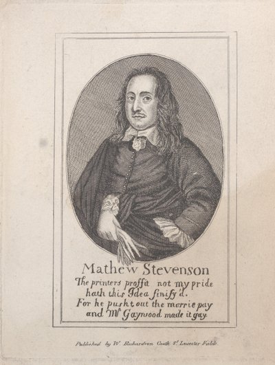 Retrato de Mathew Stevenson de Unbekannt