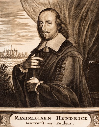 Retrato de Maximiliano Enrique de Baviera 1621-1688, Arzobispo de Colonia de Unbekannt