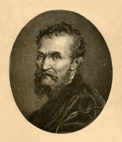 Retrato de Miguel Ángel Buonarroti, 1881 de Unbekannt