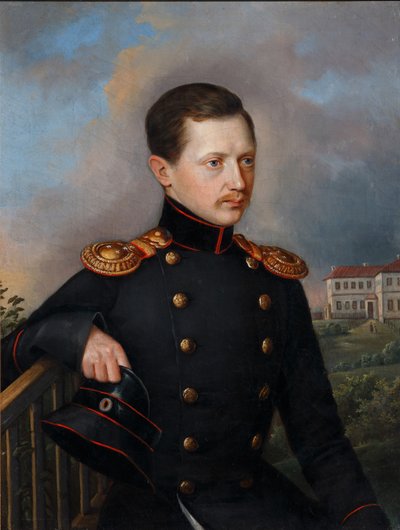 Retrato de Nikolai Semyonovich Korsakov 1819-1889, ca. 1849 de Unbekannt