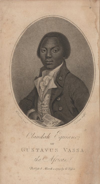 Retrato de Olaudah Equiano conocido como Gustavus Vassa 1745-1797, 1789 de Unbekannt