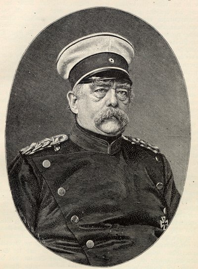 Retrato de Otto von Bismarck 1815-1898 de Unbekannt