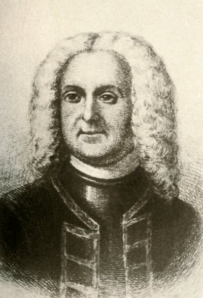 Retrato de Patrick Gordon, Gobernador Colonial, c1690, 1937 de Unbekannt