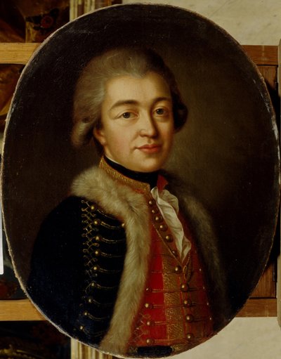 Retrato del Príncipe Stepan Borisovich Kurakin 1754-1805, segunda mitad del siglo XVIII de Unbekannt