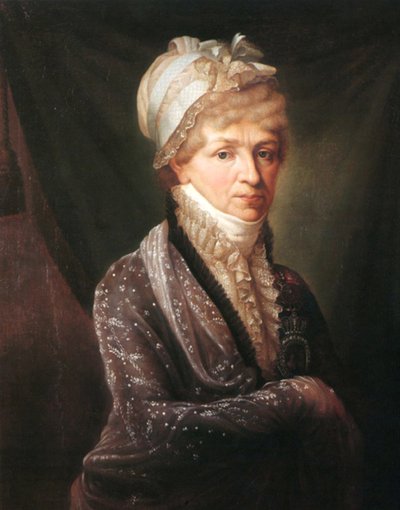 Retrato de la Princesa Natalya Petrovna Galitzine 1741-1837, principios del siglo XIX de Unbekannt