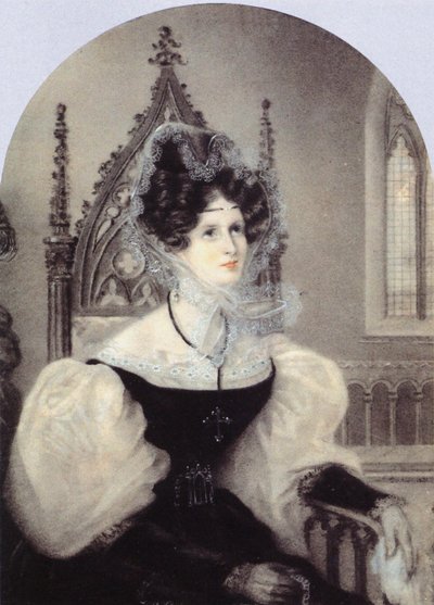 Retrato de la Princesa Zinaida Alexandrovna Volkonskaya 1792-1862 de Unbekannt