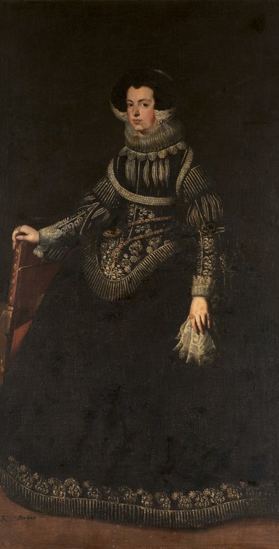 Retrato de la Reina Isabel de Francia 1602-1644, Reina consorte de España de Unbekannt