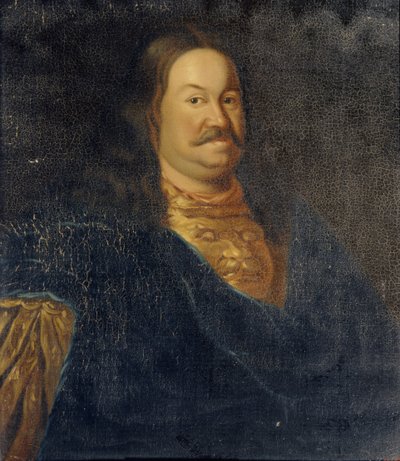Retrato del Senador Príncipe Yakov Fyodorovich Dolgorukov 1639-1720, principios del siglo XVIII de Unbekannt