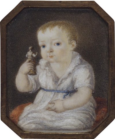 Retrato de Sergey Ivanovich Volkov de niño, ca 1808 de Unbekannt