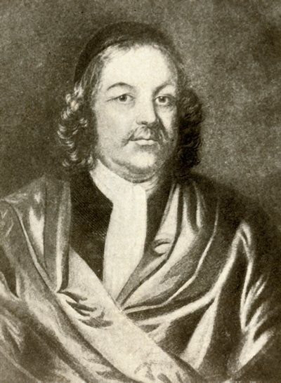 Retrato de Simon Bradstreet, con toga y gorra, c1640, 1937 de Unbekannt