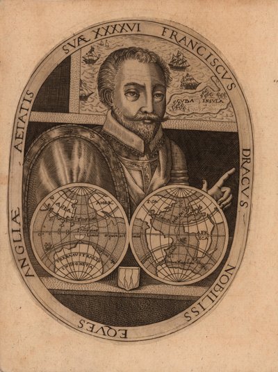 Retrato de Sir Francis Drake de Unbekannt