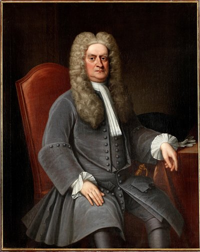 Retrato de Sir Isaac Newton 1642-1727, ca. 1720 de Unbekannt